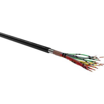 Otevřený kabel s odhaleným barevným vedením ukazuje různé barvy a propojení vodičů uvnitř kabelu.