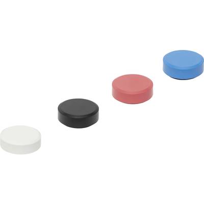 Maul magnet MAULpro Recycling (Ø x v) 29 mm x 11 mm kulatý barevně tříděná , bílá, červená, modrá, černá 20 ks 6177399