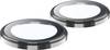 Cellularline Camera Lens Protection Ring Ochranné sklo kamery Apple iPhone 16, iPhone 16 Plus 1 ks Chránící proti otiskům prstů, odolné vůči poškrábání CAMERARINGIPH16