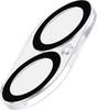 Cellularline Camera Lens Protection Ochranné sklo kamery Apple iPhone 16, iPhone 16 Plus 1 ks Chránící proti otiskům prstů, odolné vůči poškrábání CAMERALENSIPH16