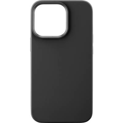 Černý ochranný kryt na smartphone s čtvercovým výřezem pro fotoaparát, jednoduchý design.