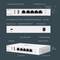 Router TP-Link Gigabit VPN zobrazující své porty a funkce: 1x USB, 5x ethernetových LAN portů, vyrovnávání zatížení WAN, bezpečnostní zámek a další vlastnosti.