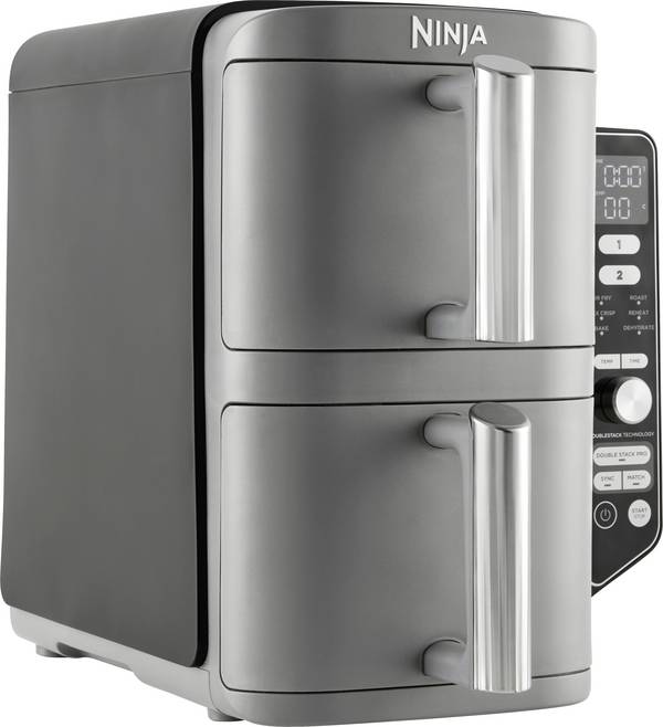 Ninja Double Stack XL 2 horkovzdušná fritéza 9.5 l 2470 W černá