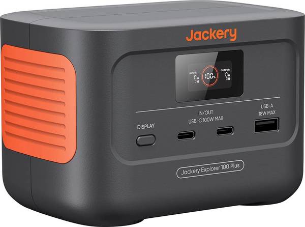 Jackery Explorer 100 Plus Nabíjecí stanice  31 Ah  LiFePO4  černá, oranžová S regulátorem nabíjení