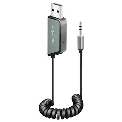 USB na AUX adaptér s vinutým kabelem. Vhodný pro audio připojení mezi zařízeními s USB a 3,5mm jack konektory.