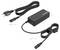 Síťový adaptér se dvěma kabely. Jeden je dlouhý 1,5 m s dvoupólovým konektorem, druhý dlouhý 1,2 m s kulatou zásuvkou. Rozměry adaptéru: 47x30x110 mm.