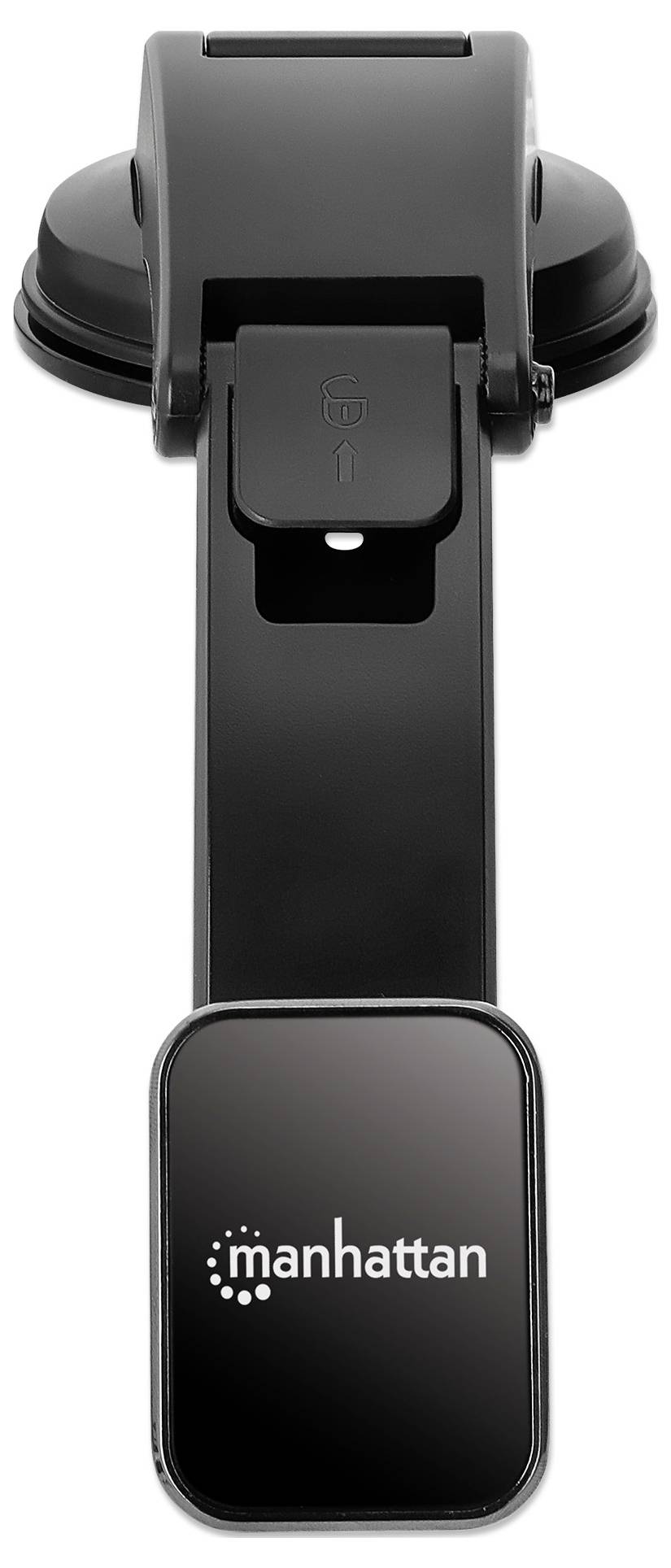 Manhattan 462525 Palubní deska, přísavka držák mobilního telefonu do auta otočné o 360°, s magnetickým upevněním-2