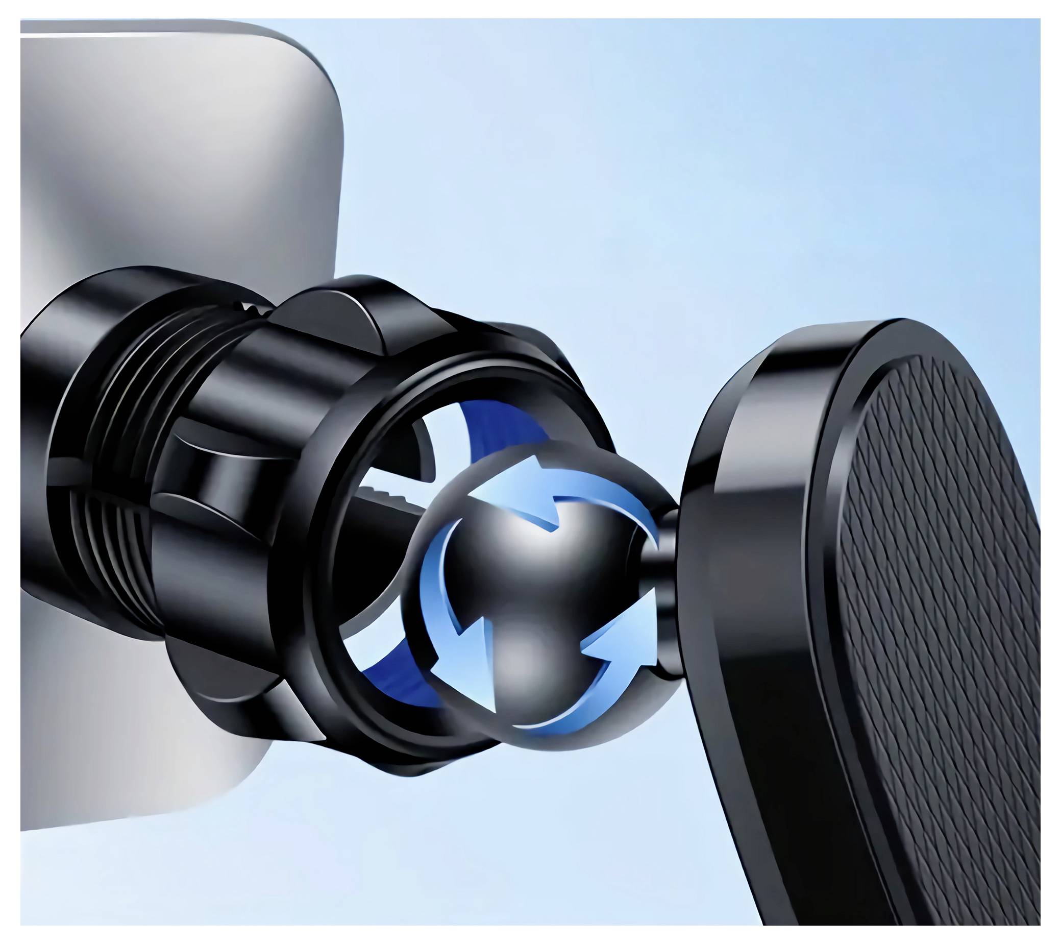 Manhattan 462525 Palubní deska, přísavka držák mobilního telefonu do auta otočné o 360°, s magnetickým upevněním-6