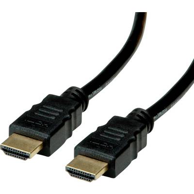 roline recycled material HDMI kabel Zástrčka HDMI-A, Zástrčka HDMI-A 3.00 m černá 11.45.5903 8K UHD HDMI kabel-0