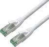 roline recycled material 21.45.3264 RJ45 síťové kabely, propojovací kabely CAT 6A S/FTP 1.50 m bílá dvoužilový stíněný, dvoužilový stíněný, PVC plášť 1 ks