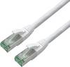 roline recycled material 21.45.3267 RJ45 síťové kabely, propojovací kabely CAT 6A S/FTP 10.00 m bílá dvoužilový stíněný, dvoužilový stíněný, PVC plášť 1 ks