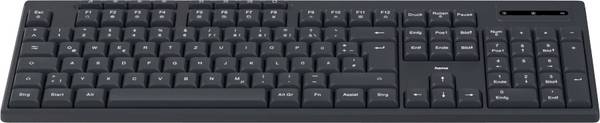 Hama WK-200 bezdrátový klávesnice německá, QWERTZ černá tlačítka multimédií