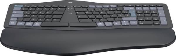 Hama WK-900 Bluetooth® klávesnice německá, QWERTZ černá tlačítka multimédií