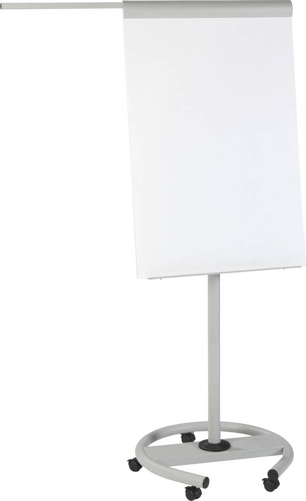 Rocada flipchart 617 (š x v) 1900 mm x 640 mm bílá, šedá omyvatelný, popisovatelný, výškově nastavitelný, vč. odkládací poličky, magnetický R617102