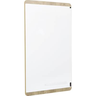 Rocada bílá popisovací tabule Whiteboard Natural (š x v) 115 cm x 75 cm bílá plastový vč. odkládací misky , formát na ší