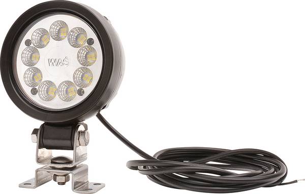 WAS pracovní světlomet 12 V/DC, 24 V/DC WAS 163 ADR RUND 1216 ADR rozsáhlé osvětlení (Ø x h) 108 mm x 46 mm 2600 lm