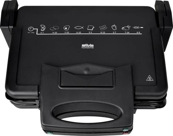Silva Homeline KG 2410 elektrický gril, kontaktní gril, černá