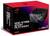 Obal napájecího zdroje Asus ROG Strix 850W Platinum pro herní počítače. Černá krabice s červeno-fialovým designem a logy.