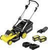 Kärcher Home & Garden LMO 5-18 Dual Battery Set akumulátor Akumulátorová sekačka + 2. akumulátor, vč. nabíječky šířka sekání 410 mm