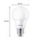 LED žárovka Philips o rozměrech 60 mm šířky a 107 mm výšky.