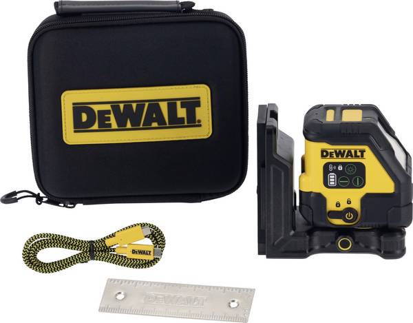 DEWALT DCLE14201GB-XJ křížová laserová vodováha    dosah (max.): 30 m