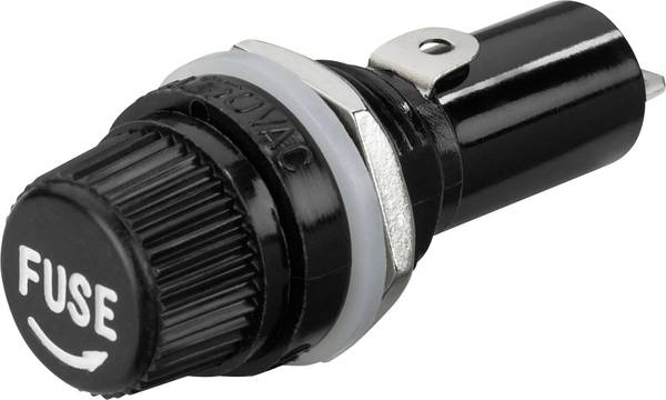 Monacor TC-2510L, 0031050 držák pojistky, 50 V, 10 A, 1 ks