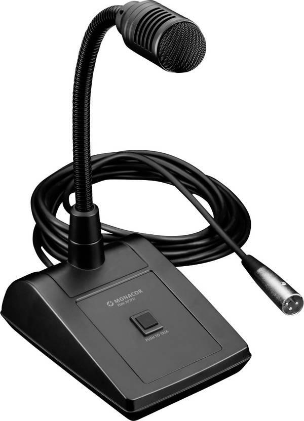 Monacor PDM-302PTT stolní mikrofon ELA