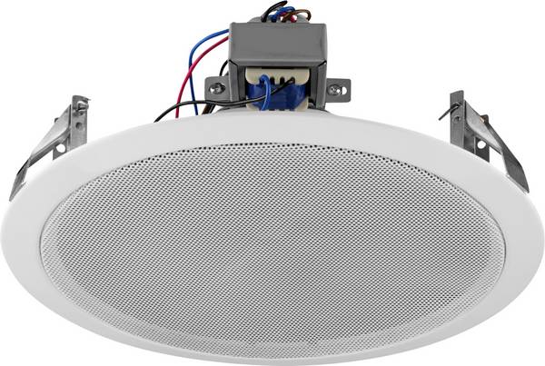 Monacor EDL-118TW ELA stropní reproduktor, 100 V, bílá, 1 ks