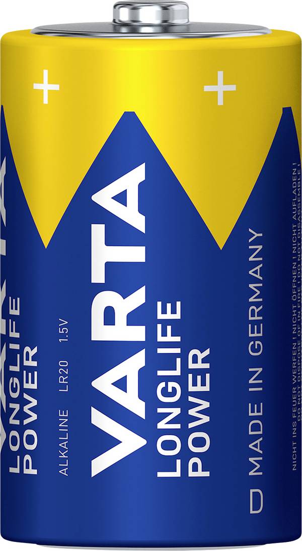 Varta Longlife Power D baterie velké mono D alkalicko-manganová 15800 mAh 1.5 V 20 ks