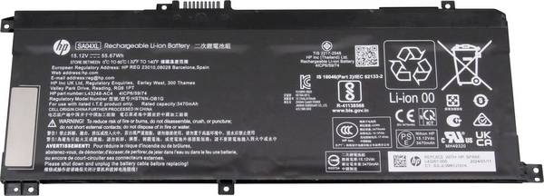 HP akumulátor do notebooku L43267-005 15.12 V 3470 mAh HP