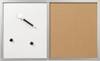 Herlitz magnetická tabule, bílá popisovací tabule 10685394 (š x v) 600 mm x 400 mm stříbrná, korková 10685394