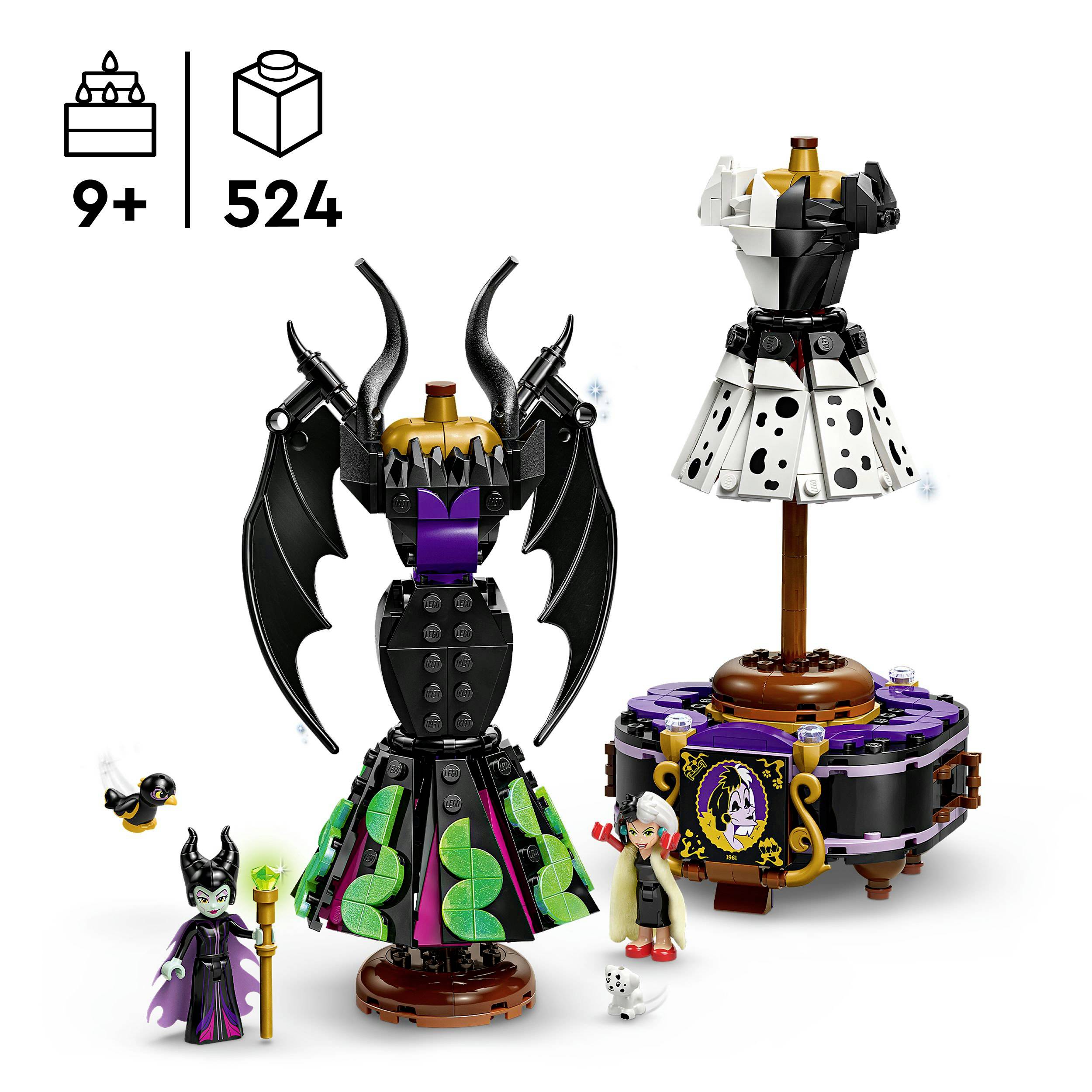 LEGO sada s figurkami a oblečením. Vhodné pro děti od 9 let. Obsahuje 524 dílků. Figurky umístěné na dekorativním podstavci.