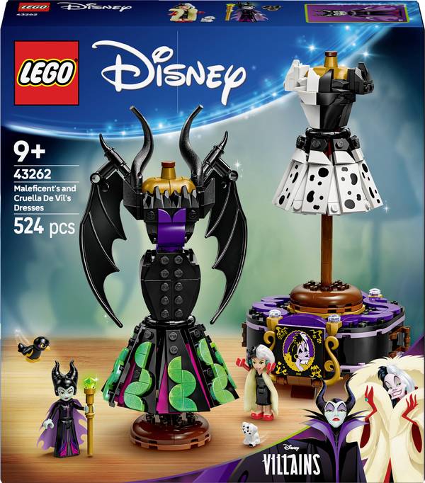 43262 LEGO® DISNEY Naneštěstí Malefiz a Cruella de Vil