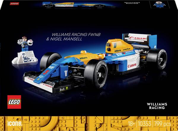 <br>  10353<br>  LEGO® ICONS™<br>  Williams Racing FW14B s Nigelem Mansell<br>