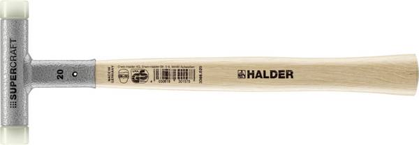 Halder  SUPERCRAFT  3366.020  palička  s ergonomickou rukojetí, tvrdé, bez zpětného rázu  245 g  300 mm    1 ks