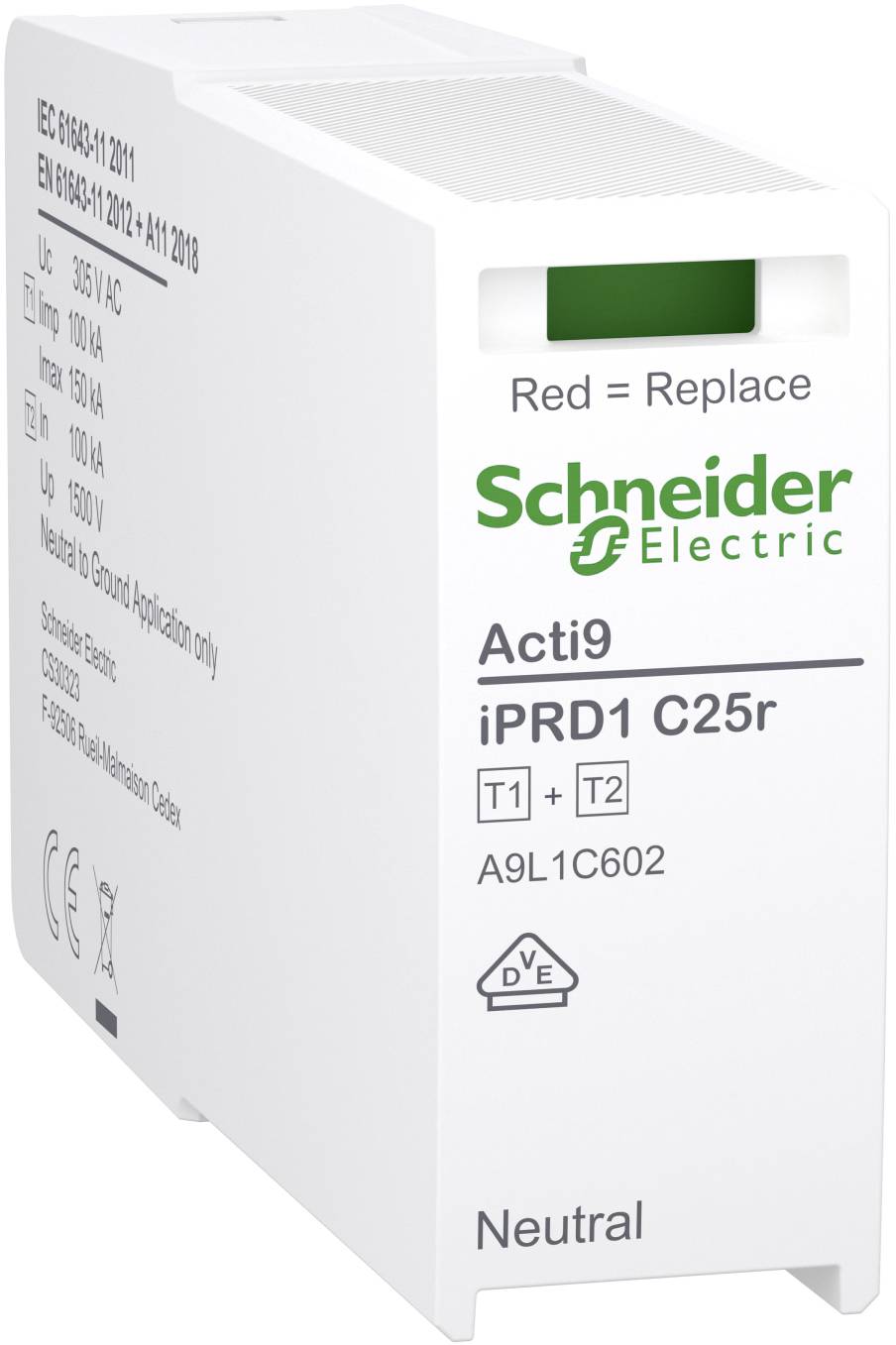 Schneider Electric A9L1C602 A9L1C602 náhradní modul přepětí 1 ks