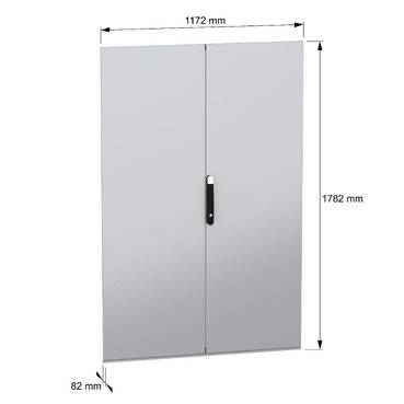 Schneider Electric NSYSFND18122D NSYSFND18122D Dveře s dvěma zuby (š x v) 1200 mm x 1800 mm ocel 1 ks Piece-5