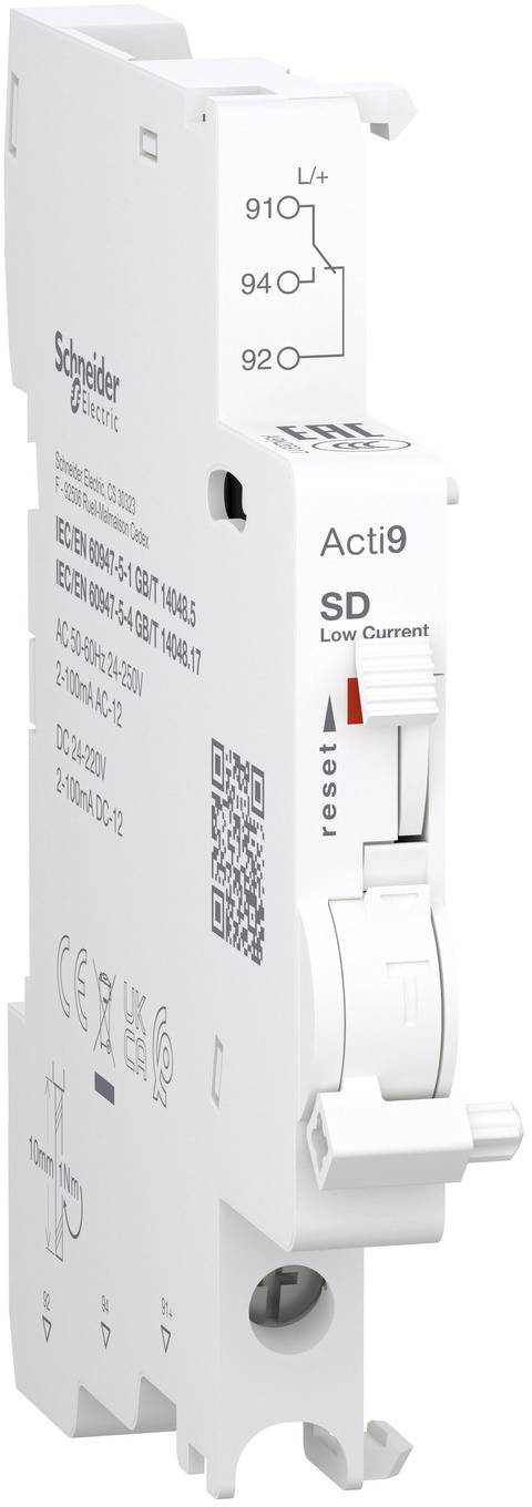 bílá 1.5 mm² 1 přepínací kontakt Schneider Electric A9N26917