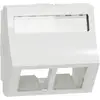 Schneider Electric NU942418 datová zásuvka čelní kryt (š x v x h) 45 x 45 x 27 mm 1 ks bílá