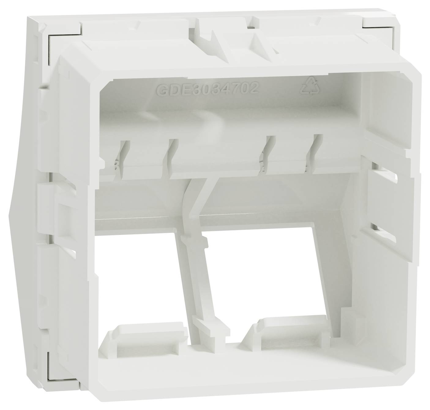 Schneider Electric NU942418 datová zásuvka čelní kryt (š x v x h) 45 x 45 x 27 mm 1 ks bílá-1