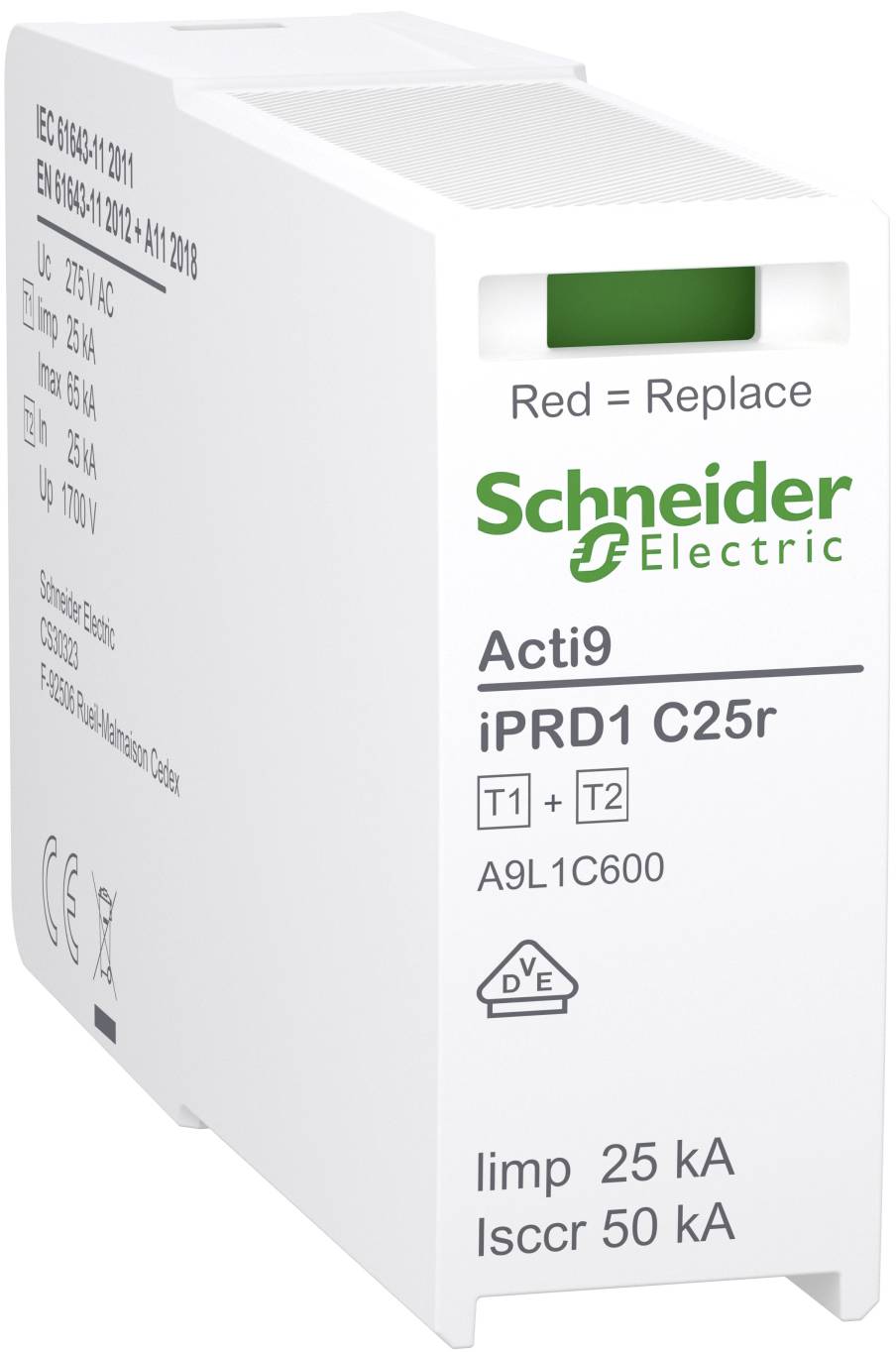 Schneider Electric A9L1C600 A9L1C600 náhradní modul přepětí 25 kA 1 ks