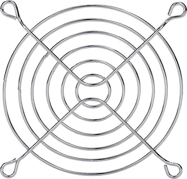 TRU COMPONENTS  větrací mřížka 1 ks (š x v) 110 mm x 110 mm ocel