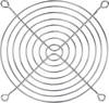 TRU COMPONENTS větrací mřížka 1 ks (š x v) 120 mm x 120 mm ocel