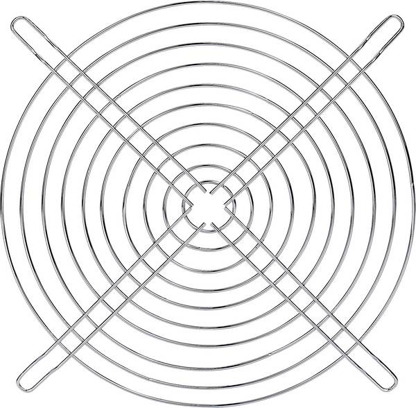 TRU COMPONENTS  větrací mřížka 1 ks (š x v) 200 mm x 200 mm ocel