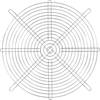 TRU COMPONENTS větrací mřížka 1 ks (š x v) 280 mm x 280 mm ocel