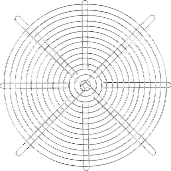 TRU COMPONENTS  větrací mřížka 1 ks (š x v) 280 mm x 280 mm ocel
