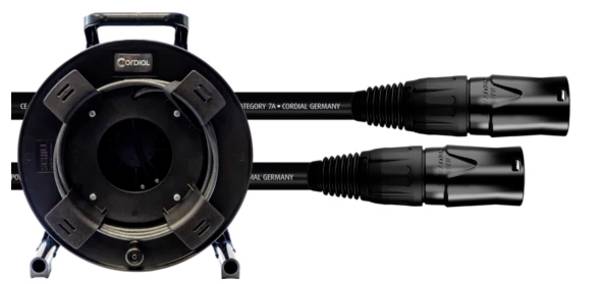 Cordial 15596 RJ45 síťové kabely, propojovací kabely CAT 7a S/FTP 25.00 m černá krytí PUR 1 ks