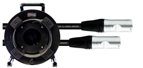 Cordial 15598 RJ45 síťové kabely, propojovací kabely CAT 7a S/FTP 25.00 m černá krytí PUR 1 ks