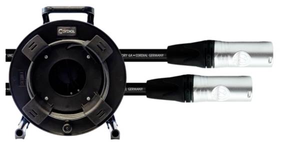Cordial 15627 RJ45 síťové kabely, propojovací kabely CAT 6A SF/UTP 50.00 m černá krytí PUR 1 ks