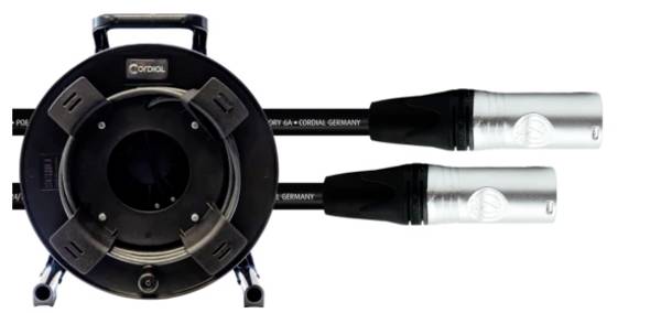 Cordial 15631 RJ45 síťové kabely, propojovací kabely CAT 6A S/FTP 50.00 m černá krytí PUR 1 ks